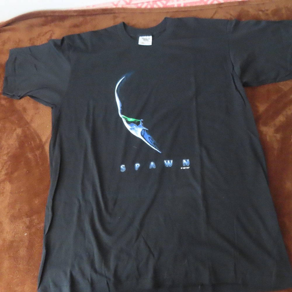 SPAWN 1997 movie rare vintage promotional t-shirt Adult X-Large Todd McFarlane